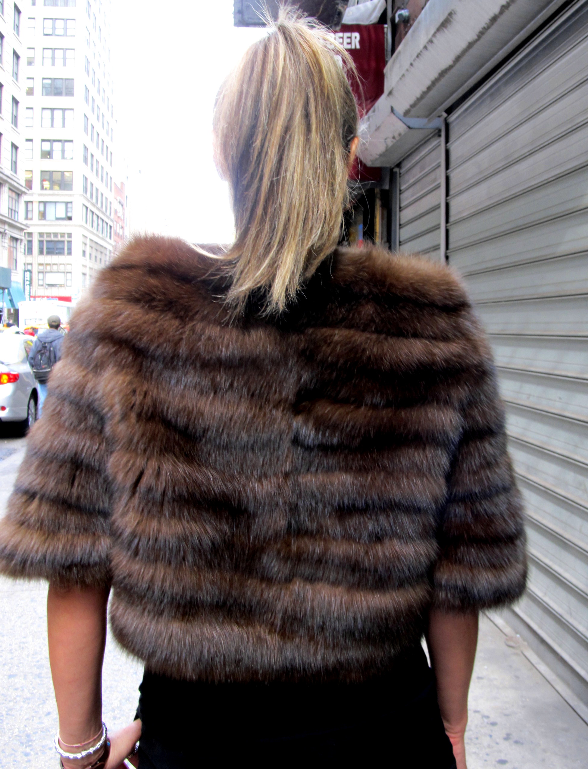 Russian Sable Pre Owned Bolero Jacket Size 6 8 Just Reduced Madison Avenue Furs