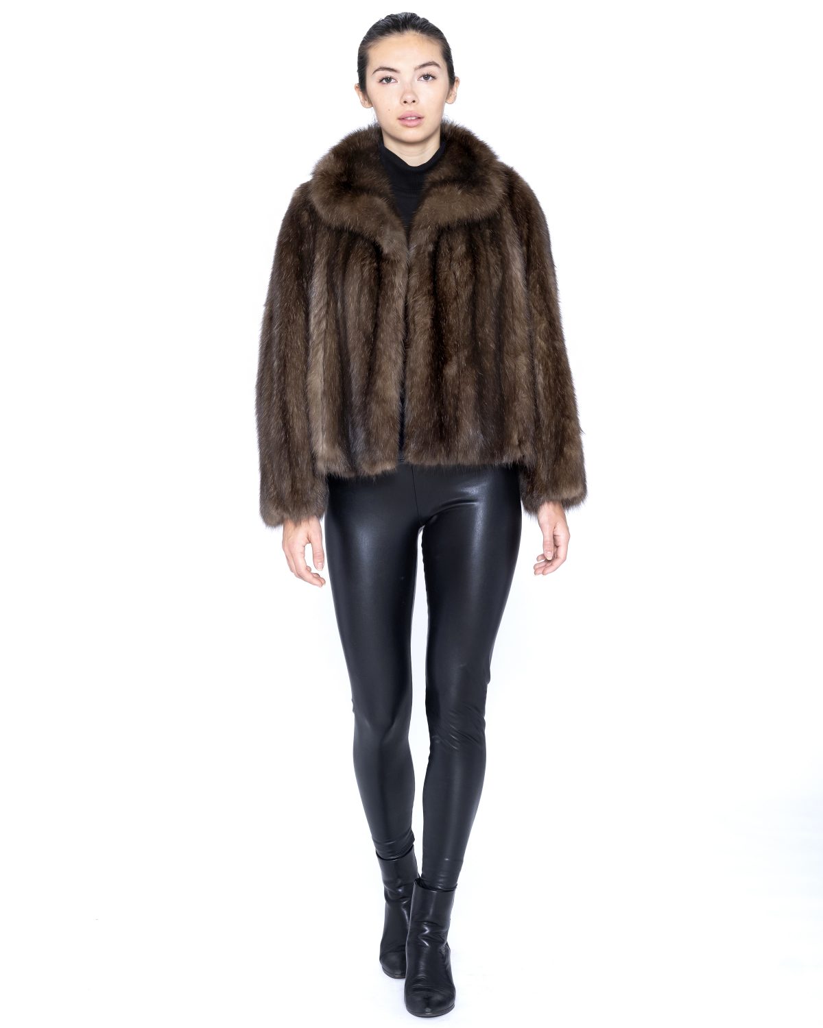 Russian Barguzin Sable Pre Owned Jacket Madison Avenue Furs And Henry Cowit Inc
