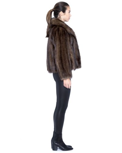 Russian Barguzin Sable Pre Owned Jacket Madison Avenue Furs And Henry Cowit Inc