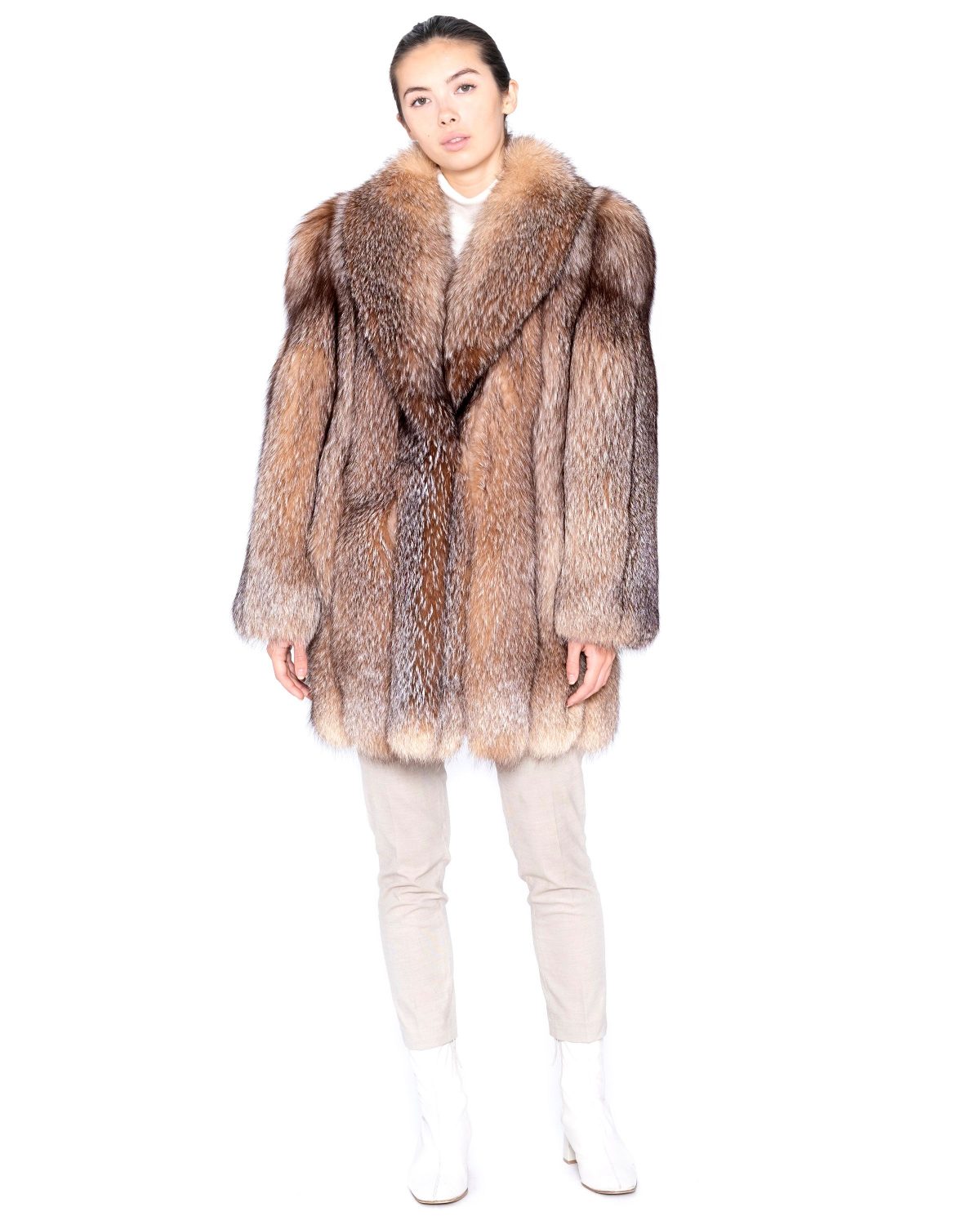 Pre-Owned Dyed Crystal Fox Stroller - Madison Avenue Furs & Henry Cowit ...