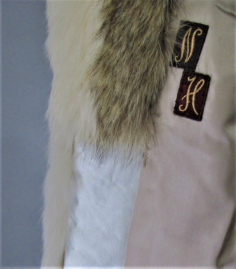 Pre Owned Natural Coyote And White Fox Jacket Size 8 10 Madison Avenue Furs And Henry Cowit Inc