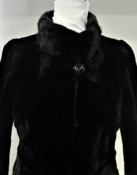 Incredibly Rare Vintage Fendi Mink Fur Swing Coat Jacket