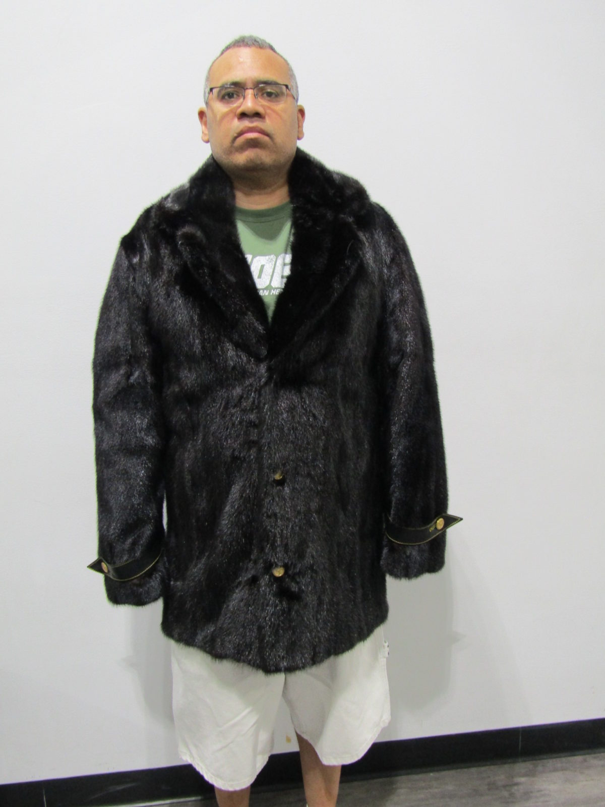 Day Furs, Inc. Man's Black Mink Fur Jacket